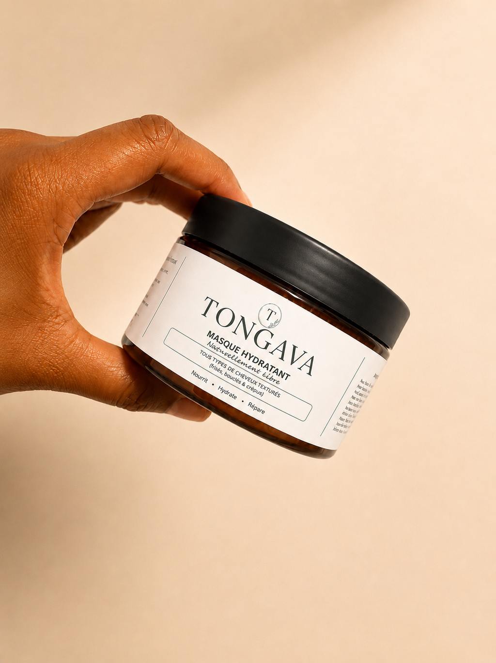 Masque hydratant pour cheveux texturés