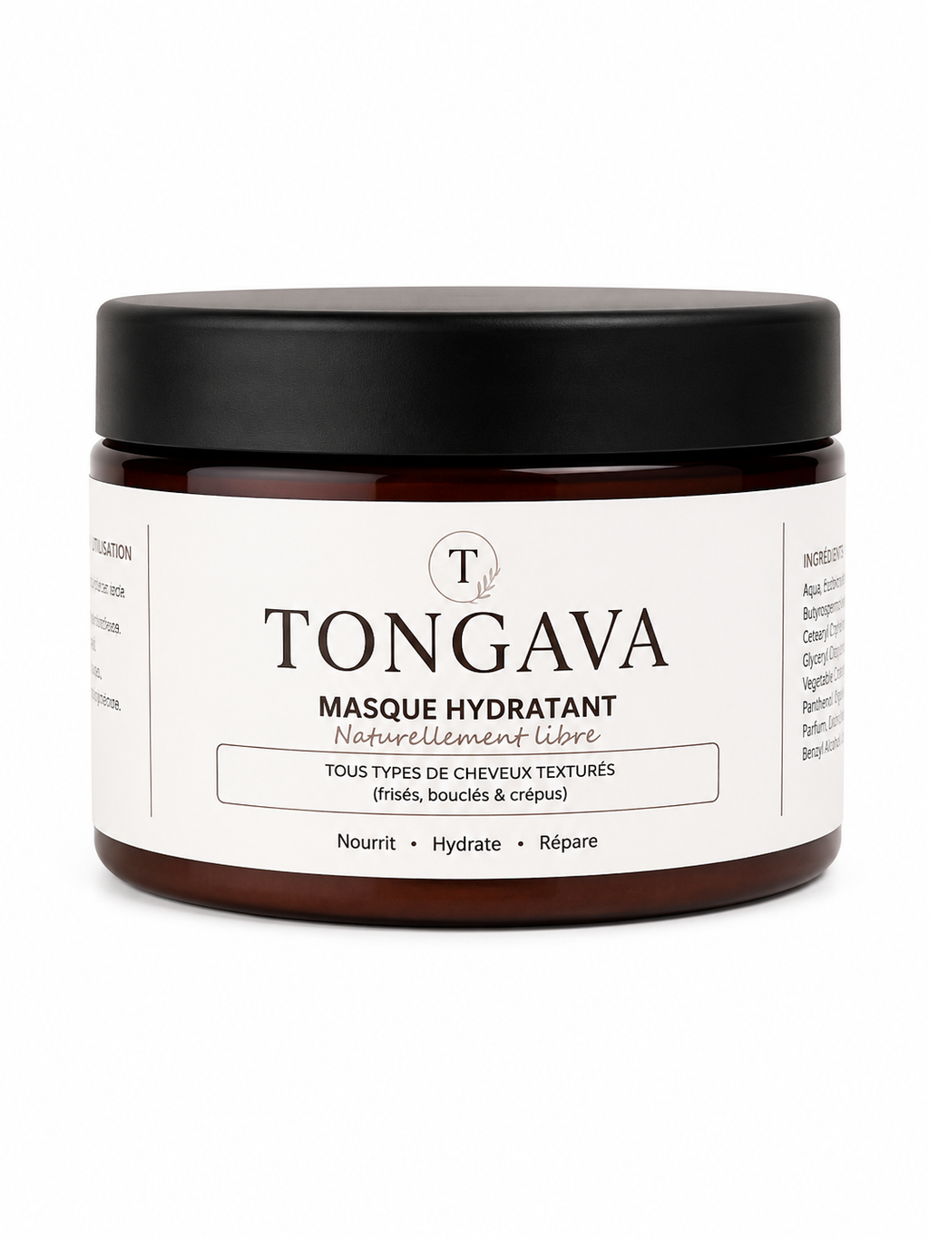Masque hydratant pour cheveux texturés