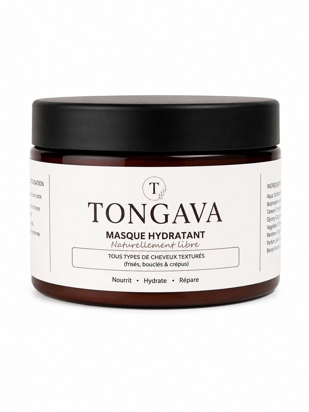 Masque hydratant pour cheveux texturés